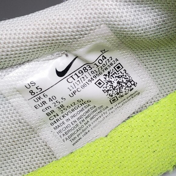 Nike CT1983-104 Waffle Racer Crater White Running Shoe Sz 8.5 womens - Picture 3 of 16